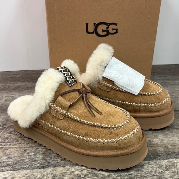 【10/2まで限定SALE】 UGG W DISQUETTE 8.0 CHE UGG | Shoes | New Ugg Disquette Alpine Womens Platform Mules
